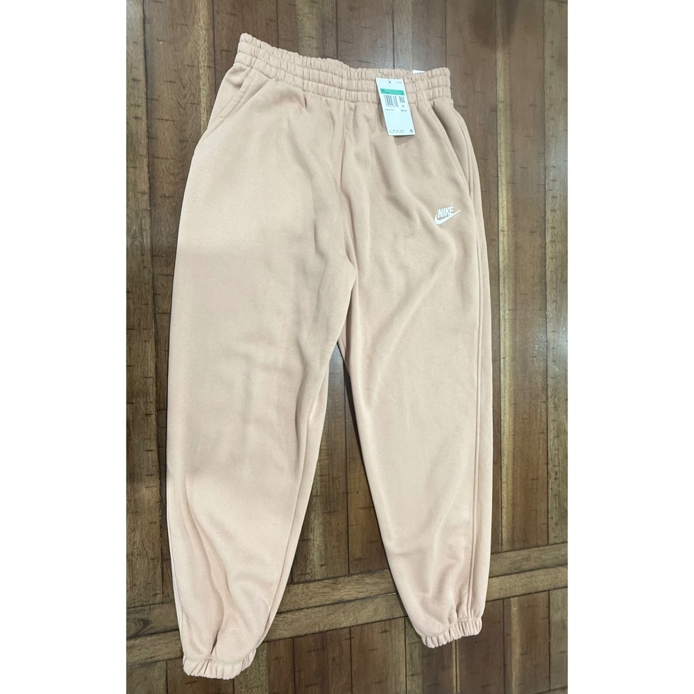 Nike Sportswear Kids Club Fleece Joggers Beige Tan Size XL NWT